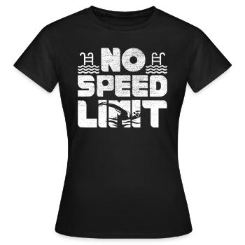 Conception de plongée pour nageurs et plongeurs - T-shirt Femme - noir - Devant - AI Model Female 172 dark (172cm)