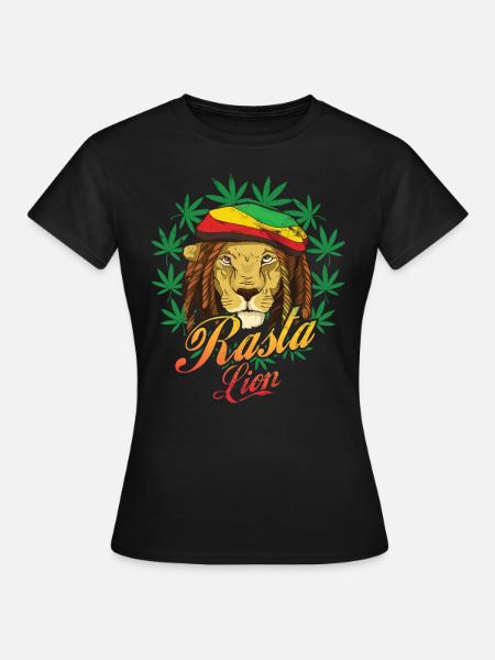 Rasta Lion Reggae Style Design Für Reggae-musik - Frauen T-Shirt - Schwarz