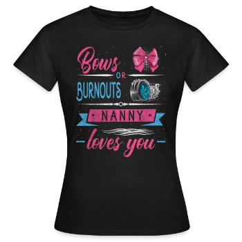Grinding Or Burnouts Nounou Vous Aime Pour - T-shirt Femme - noir - Devant - AI Model Female 172 dark (172cm)