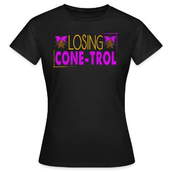 Verlust Von Cone-trol Für Gefrorenen Süßen Fan - Frauen T-Shirt - Schwarz - Vorne - AI Model Female 172 dark (172cm)