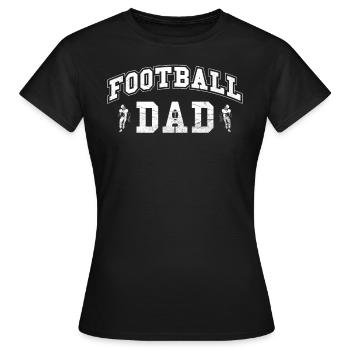 Football-vati-design Pour - T-shirt Femme - noir - Devant - AI Model Female 172 dark (172cm)