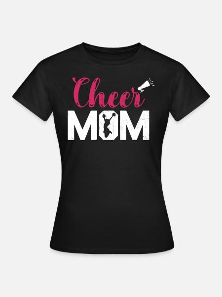 Cheer Mom Design Cheerleadersille Cheerleaders Cheer - Naisten t-paita - musta