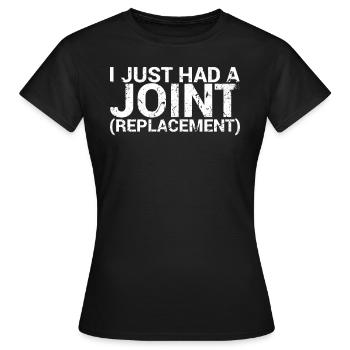 Je viens d’avoir un - T-shirt Femme - noir - Devant - AI Model Female 172 dark (172cm)