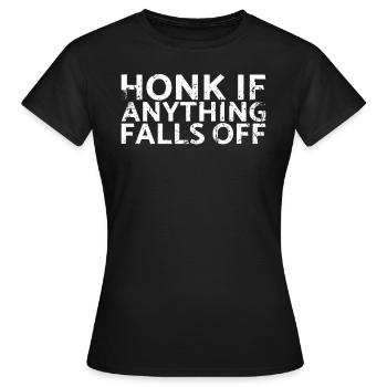 Klaxonner quand quelque chose pour les propriétaires de muscle car - T-shirt Femme - noir - Devant - AI Model Female 172 dark (172cm)