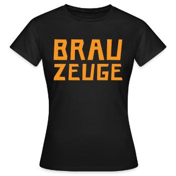 Brewman Beer Drinker - Women's T-Shirt - black - Front - AI Model Female 172 dark (172cm)