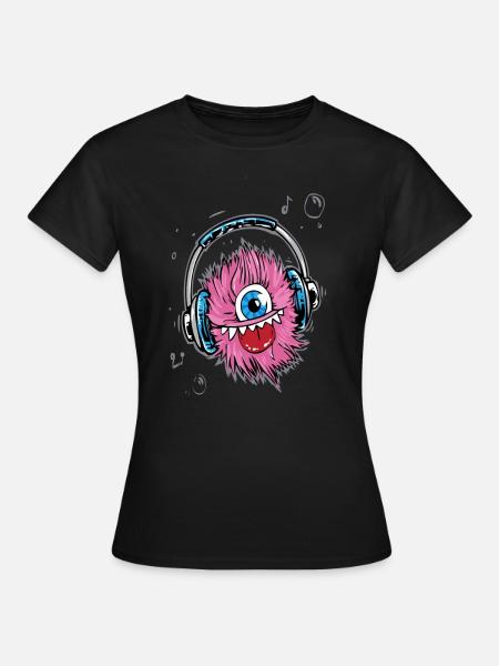 monstre - T-shirt Femme - noir