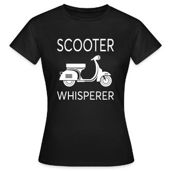 Scooter scooter scooter scooter murmure - T-shirt Femme - noir - Devant - AI Model Female 172 dark (172cm)