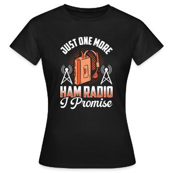 Émission de radio - T-shirt Femme - noir - Devant - AI Model Female 172 dark (172cm)