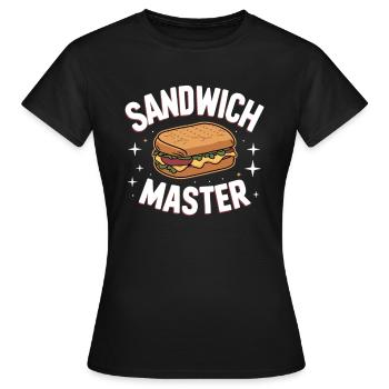 Sandwich Master - Frauen T-Shirt - Schwarz - Vorne - AI Model Female 172 dark (172cm)