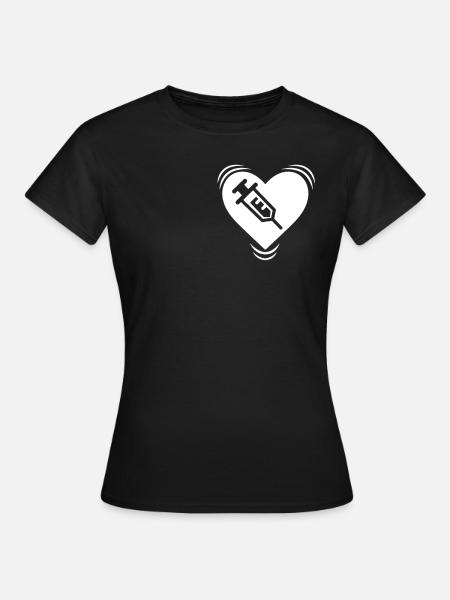 Krankenschwester - Frauen T-Shirt - Schwarz