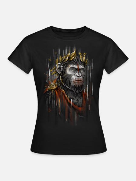 Caesar Ape - T-shirt Femme - noir