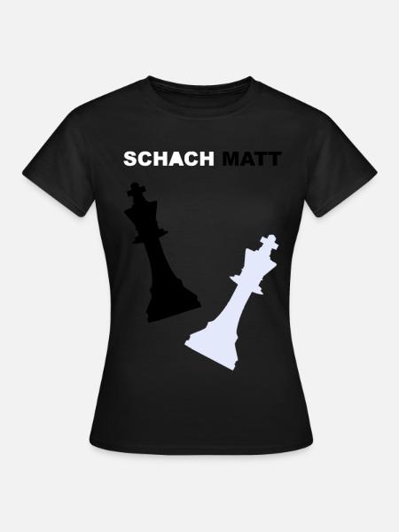 Schach - Frauen T-Shirt - Schwarz