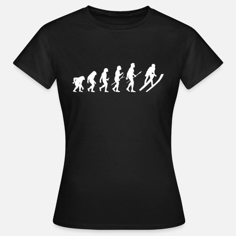 Ski Evolution - T-shirt Femme - noir