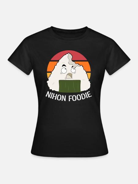 Onigiri Nihon Foodie Japan Fan Anime - Vrouwen T-shirt - zwart