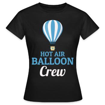 Montgolfière Montgolfière Montgolfière - T-shirt Femme - noir - Devant - AI Model Female 172 dark (172cm)