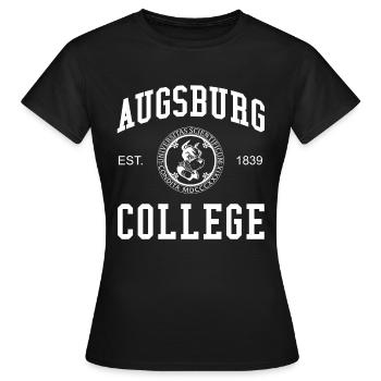 Augsburg College Université des sciences appliquées - T-shirt Femme - noir - Devant - AI Model Female 172 dark (172cm)