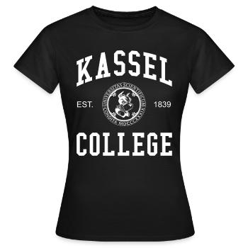 Kassel College University University University School - T-shirt Femme - noir - Devant - AI Model Female 172 dark (172cm)
