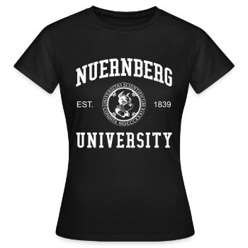 Université de Nuremberg Université Université - T-shirt Femme - noir - Devant - AI Model Female 172 dark (172cm)
