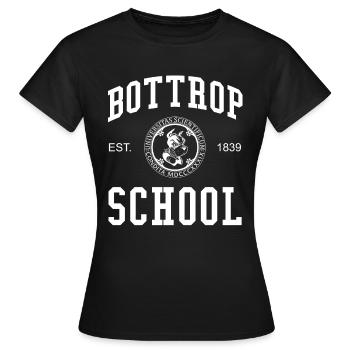 École Bottrop Université Universität Hochschule - T-shirt Femme - noir - Devant - AI Model Female 172 dark (172cm)