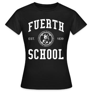 Fürth School University College University School - T-shirt Femme - noir - Devant - AI Model Female 172 dark (172cm)