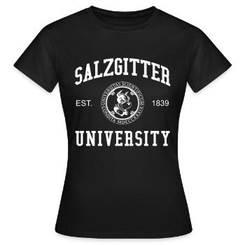 Salzgitter University University University of Applied Sciences - Women's T-Shirt - black - Front - AI Model Female 172 dark (172cm)