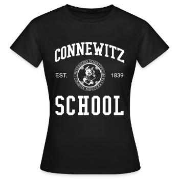 Leipzig Connewitz School University School University - T-shirt Femme - noir - Devant - AI Model Female 172 dark (172cm)