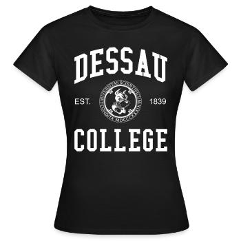Dessau College University University of Applied Sciences - Women's T-Shirt - black - Front - AI Model Female 172 dark (172cm)