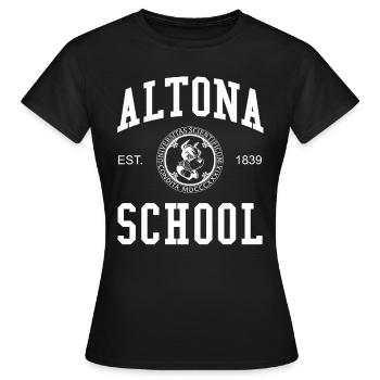 Hamburg Altona School Hochschule University Schule - Women's T-Shirt - black - Front - AI Model Female 172 dark (172cm)