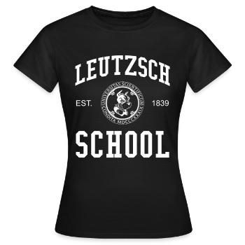Leipzig Leutzsch School University School University - T-shirt Femme - noir - Devant - AI Model Female 172 dark (172cm)