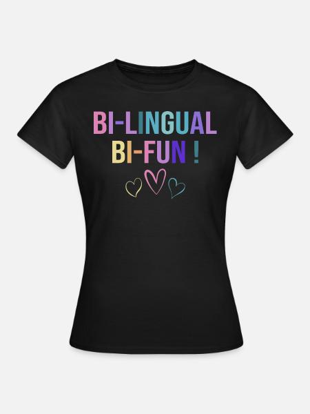 Ausbildung Bilingualer Humorlehrer - Frauen T-Shirt - Schwarz