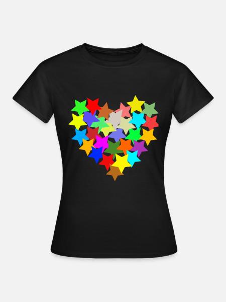 Sternenherz - Women's T-Shirt - black