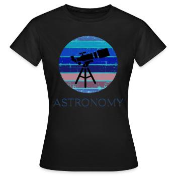 Astronomy - Women's T-Shirt - black - Front - AI Model Female 172 dark (172cm)