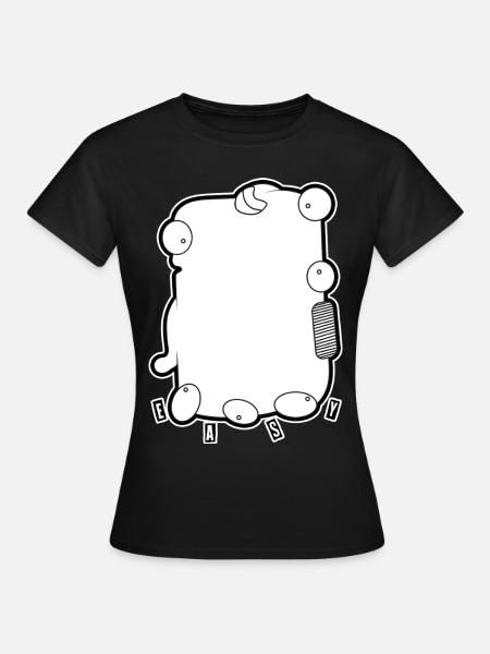 Sechs-Augen-Prinzip - Frauen T-Shirt - Schwarz
