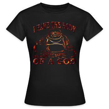 bouddhisme - T-shirt Femme - noir - Devant - AI Model Female 172 dark (172cm)