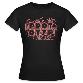 Prototyp - iAM Special 1c - Frauen T-Shirt - Schwarz - Vorne - AI Model Female 172 dark (172cm)