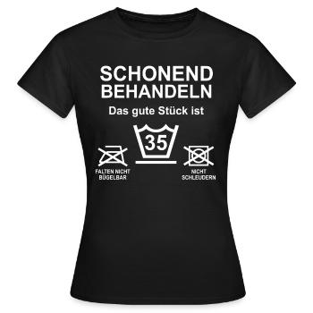 30. Geburtstag 30 - Frauen T-Shirt - Schwarz - Vorne - AI Model Female 172 dark (172cm)