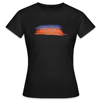 Le souvenir authentique et authentique de Perpignan - T-shirt Femme - noir - Devant - AI Model Female 172 dark (172cm)