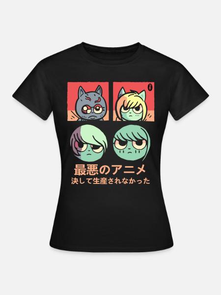 Der schlechteste Anime, der nie produziert wurde - Frauen T-Shirt - Schwarz