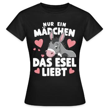 Donkey Donkey Mule Muli - Women's T-Shirt - black - Front - AI Model Female 172 dark (172cm)
