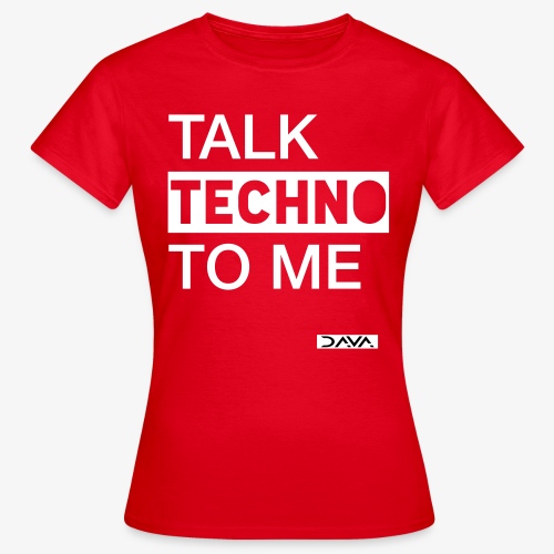 Talk Techno - white - Women's T-Shirt