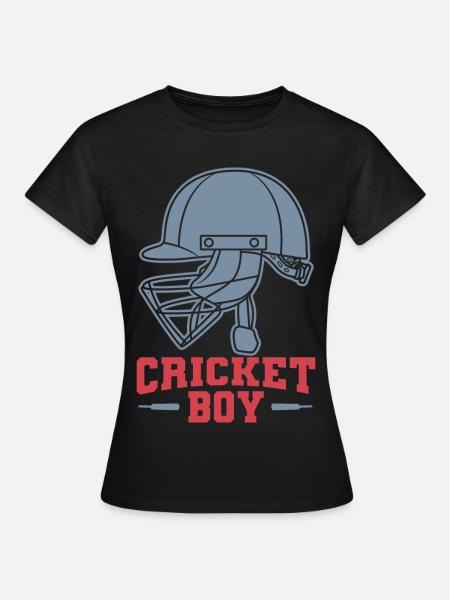 Kricket Jungs - Frauen T-Shirt - Schwarz
