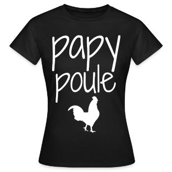 Opa Henne - Frauen T-Shirt - Schwarz - Vorne - AI Model Female 172 dark (172cm)