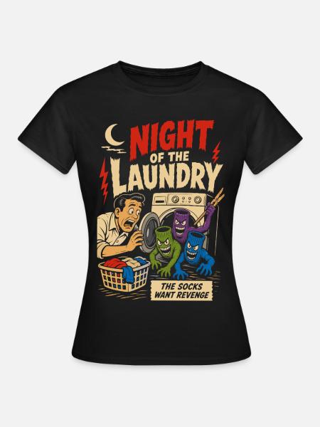 Nacht der Rachesocken - Frauen T-Shirt - Schwarz