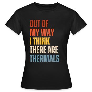 Je crois qu’il y a des marins thermiques rc - T-shirt Femme - noir - Devant - AI Model Female 172 dark (172cm)