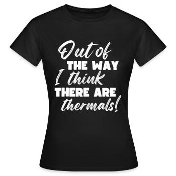 Je crois qu’il y a des marins thermiques rc - T-shirt Femme - noir - Devant - AI Model Female 172 dark (172cm)