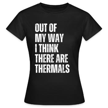 Je crois qu’il y a des marins thermiques rc - T-shirt Femme - noir - Devant - AI Model Female 172 dark (172cm)