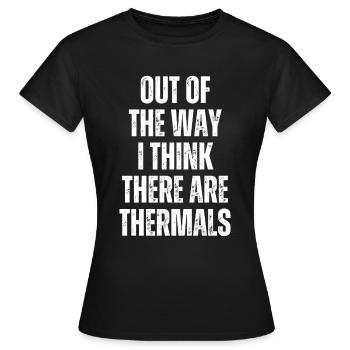 Je crois qu’il y a des marins thermiques rc - T-shirt Femme - noir - Devant - AI Model Female 172 dark (172cm)