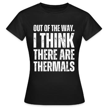Je crois qu’il y a des marins thermiques rc - T-shirt Femme - noir - Devant - AI Model Female 172 dark (172cm)