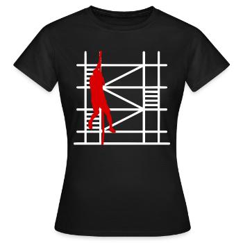 Klettern Freizeit Geschenk Kletterer - Frauen T-Shirt - Schwarz - Vorne - AI Model Female 172 dark (172cm)