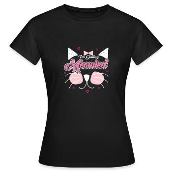 BRAUT JUNGGESELLINNENABSCHIED T-SHIRT LUSTIGE IDEE - Frauen T-Shirt - Schwarz - Vorne - AI Model Female 172 dark (172cm)
